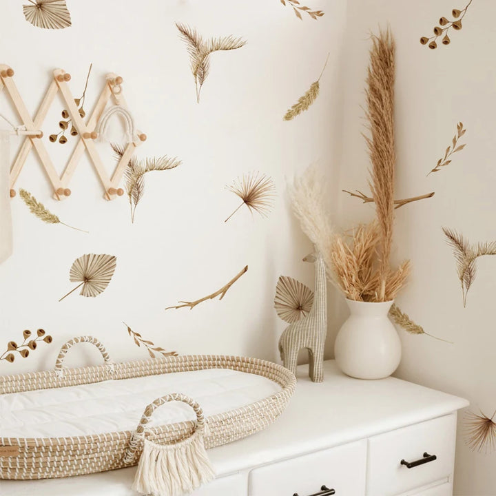 Wall stickers, "Polka Leaves"
